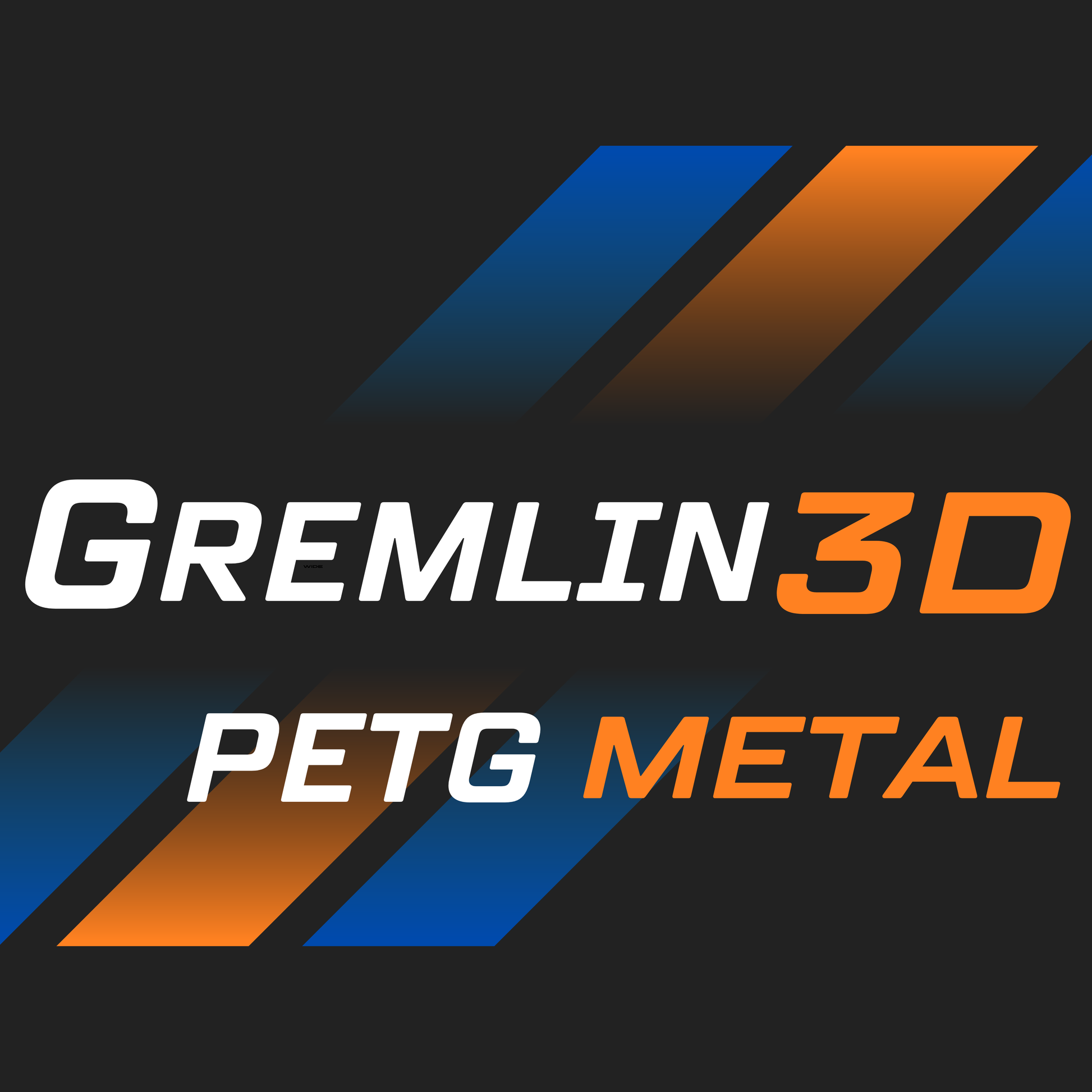 Gremlin3D Metallic PETG Filament