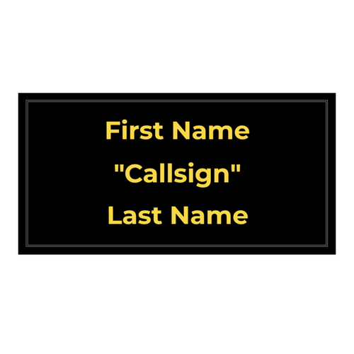 VMGR 252 Cheese Board Name Plaques