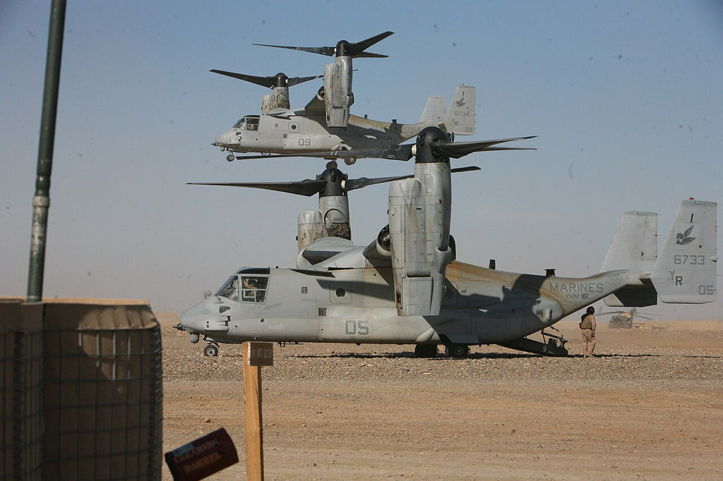 Levitating V-22 Osprey